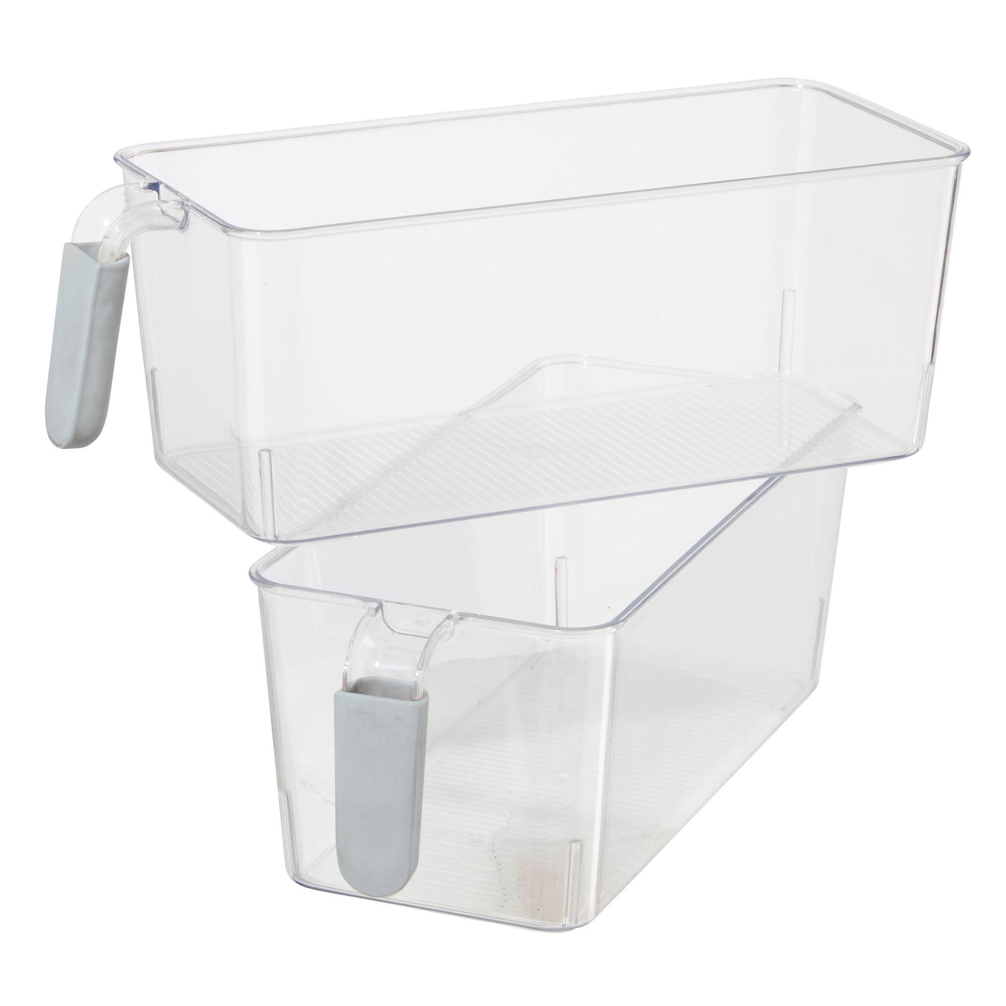 Oggi Bins with "Easy Grip"Handles Medium Set of 2